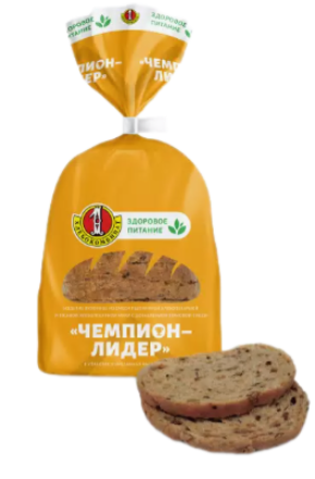 ИЗДЕЛИЕ БУЛОЧНОЕ ПЕРВЫЙ ХЛЕБ-Т 200Г ЧЕМПИОН-ЛИДЕР НАРЕЗАННЫЙ УПАК