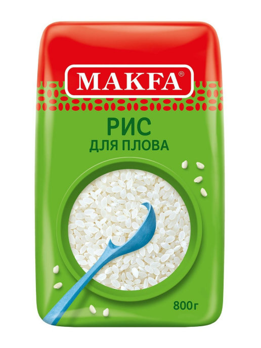 КРУПА МАКФА РИС 800Г ДЛЯ ПЛОВА