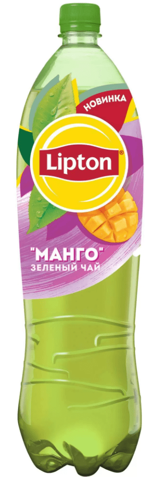 НАПИТОК Б/АЛК ЛИПТОН 1,5Л ЗЕЛЕНЫЙ ЧАЙ СО ВКУСОМ МАНГО НЕГАЗ