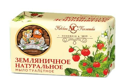МЫЛО НЕВСКАЯ КОСМЕТИКА 180Г ЗЕМЛЯНИЧНОЕ