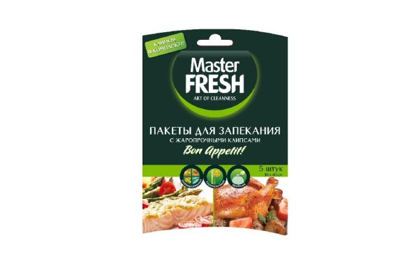 ПАКЕТЫ Д/ЗАПЕКАНИЯ МАСТЕР ФРЕШ 5ШТ 30*40СМ
