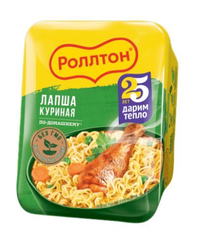 ЛАПША Б/П РОЛЛТОН 90Г ЯИЧНАЯ КУРИНАЯ ПО-ДОМАШНЕМУ ЛОТОК