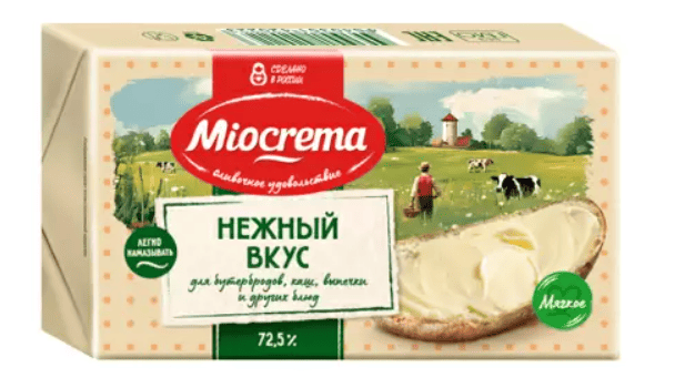 КРЕМ МИОКРЕМА 180Г НА РАСТИТЕЛЬНЫХ МАСЛАХ 72,5%