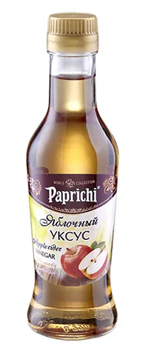 УКСУС ЯБЛОЧНЫЙ ПАПРИЧИ 220МЛ НАТУРАЛЬНЫЙ СТ