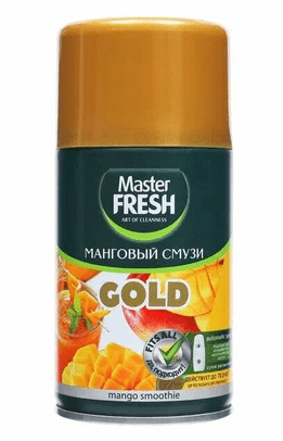 ОСВЕЖИТЕЛЬ МАСТЕР ФРЕШ 250МЛ МАНГОВЫЙ СМУЗИ СМЕННЫЙ БАЛЛОН
