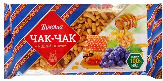 ЧАК-ЧАК ТИМОША 250Г МЕДОВЫЙ С ИЗЮМОМ