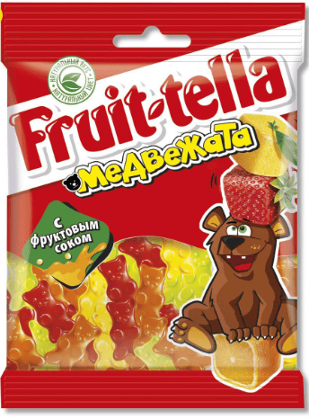 МАРМЕЛАД ЖЕВ ФРУТ-ТЕЛЛА 70Г МЕДВЕЖАТА