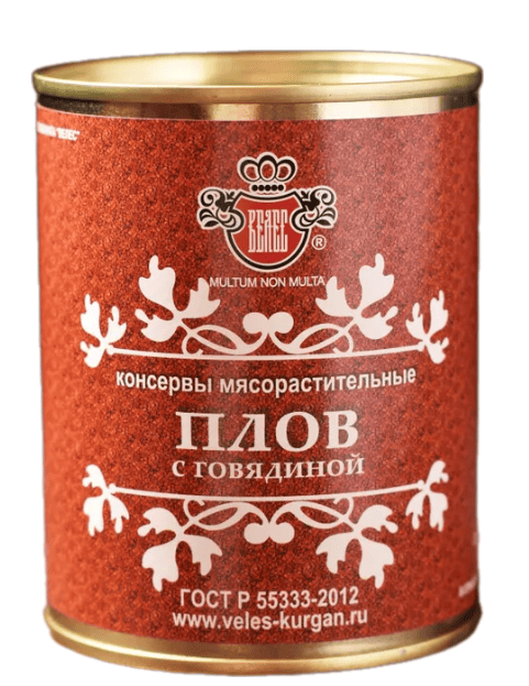 ПЛОВ ВЕЛЕС 340Г С ГОВЯДИНОЙ ГОСТ