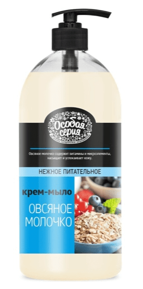 МЫЛО-КРЕМ ОСОБАЯ СЕРИЯ 1Л ОВСЯНОЕ МОЛОЧКО С ДОЗАТОРОМ