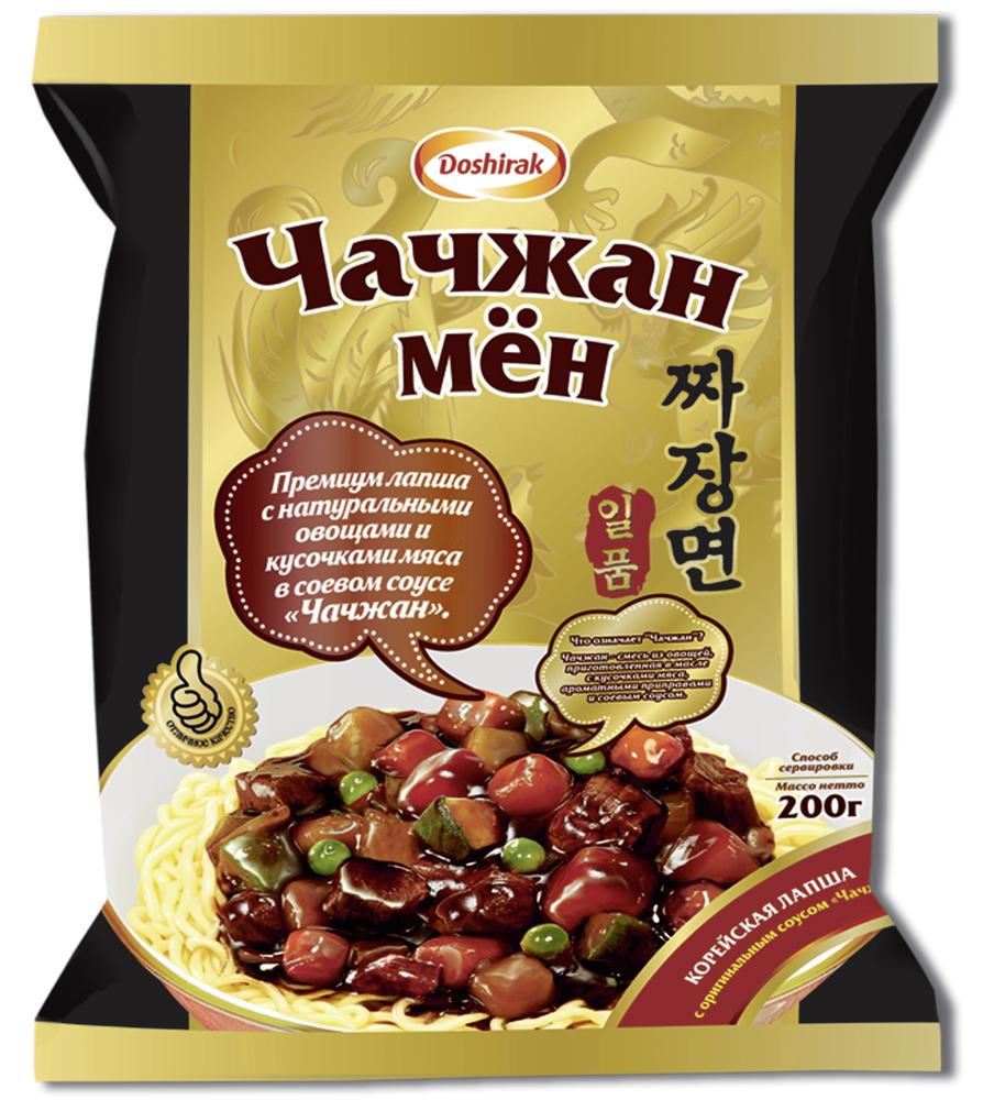 ЛАПША Б/П ЧАЧЖАН МЕН 200Г С ОВОЩАМИ В СОУСЕ