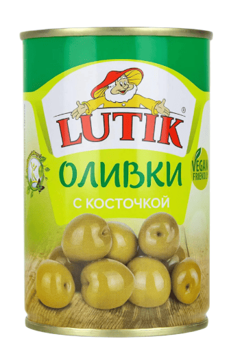 ОЛИВКИ ЛЮТИК 280Г С КОСТОЧКОЙ ЖБ КЛЮЧ