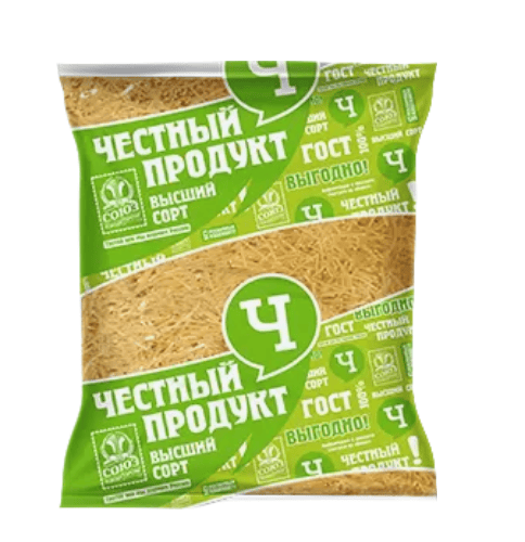 ИЗДЕЛИЯ МАК ЧЕСТНЫЙ ПРОДУКТ/СОЮЗПИЩЕПРОМ 400Г ТОНКАЯ ВЕРМИШЕЛЬ