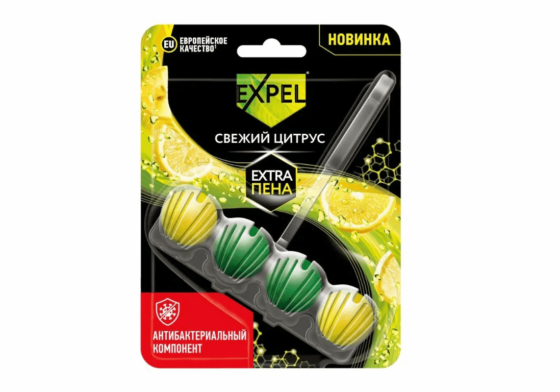 СР-ВО ЧИСТ Д/УНИТАЗА ЭКСПЕЛ СВЕЖИЙ ЦИТРУС