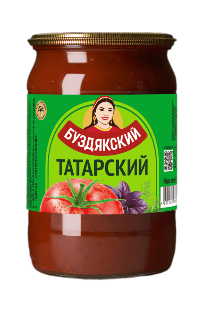 СОУС БУЗДЯКСКИЙ ТАТАРСКИЙ 670Г СКО