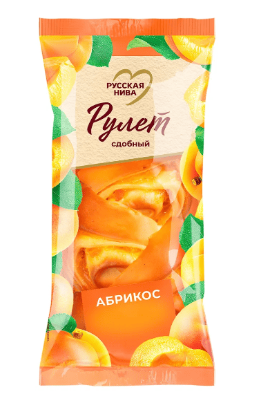 РУЛЕТ СДОБНЫЙ РУССКАЯ НИВА 140Г АБРИКОС
