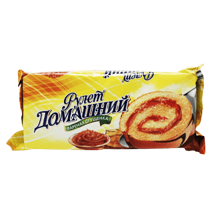 РУЛЕТ ДОМАШНИЙ 150Г МИНИ ВАРЕНАЯ СГУЩЕНКА