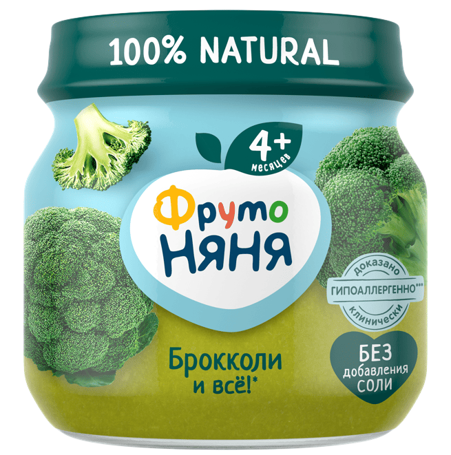ПЮРЕ ФРУТОНЯНЯ 80Г БРОККОЛИ СТ