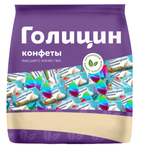 КОНФЕТЫ ГОЛИЦИН БАТОНЧИКИ ВИШНЕВОГОРСКИЕ 160Г КРЕМОВЫЕ С ФРУКТОЗОЙ НЕГЛАЗ