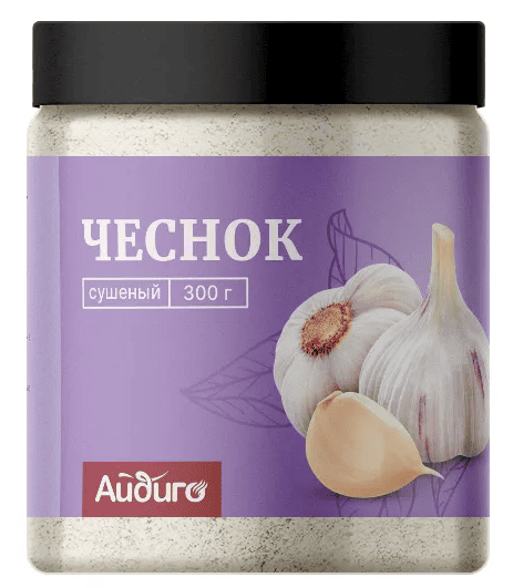 ЧЕСНОК АЙДИГО 300Г СУШЕНЫЙ БАНКА-ТУБА