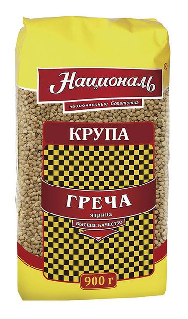 КРУПА НАЦИОНАЛЬ ГРЕЧНЕВАЯ ЯДРИЦА 900Г М/У