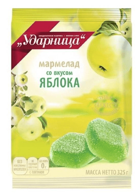 МАРМЕЛАД УДАРНИЦА 325Г ЯБЛОКО