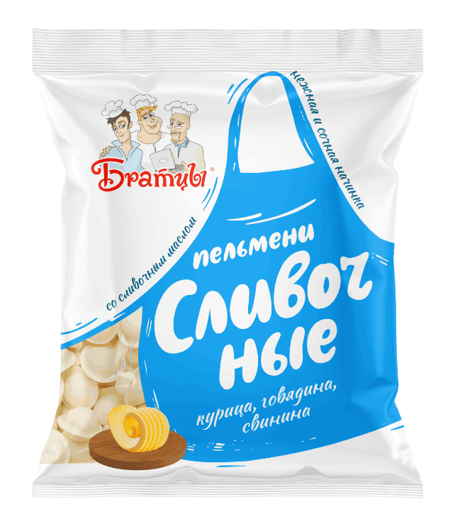 ПЕЛЬМЕНИ БРАТЦЫ 700Г СЛИВОЧНЫЕ