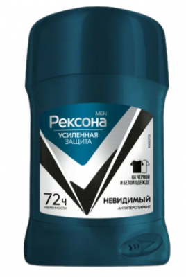 АНТИПЕРСПИРАНТ РЕКСОНА 50МЛ НЕВИДИМЫЙ МУЖСКОЙ КАРАНДАШ