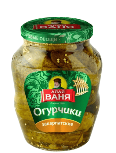 ОГУРЧИКИ ДЯДЯ ВАНЯ 680Г МАРИНОВАННЫЕ ЗАКАРПАТСКИЕ СТ