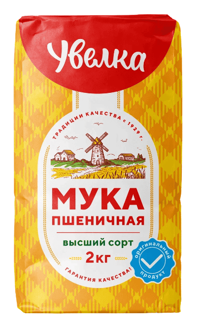 МУКА УВЕЛКА ПШЕНИЧНАЯ В/С 2КГ