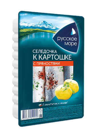 СЕЛЬДЬ РУССКОЕ МОРЕ 400Г ФИЛЕ Т/О С/СОЛ СЕЛЕДОЧКА К КАРТОШКЕ С ПРЯНОСТЯМИ В МАСЛ