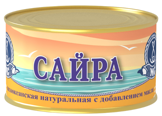 САЙРА МОРСКОЕ СОДРУЖЕСТВО 240Г НАТ ТИХООКЕАНСКАЯ С ДОБ МАСЛА ЖБ