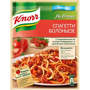 ПРИПРАВА КНОРР СМЕСЬ НА ВТОРОЕ СПАГЕТТИ БОЛОНЬЕЗЕ 25Г