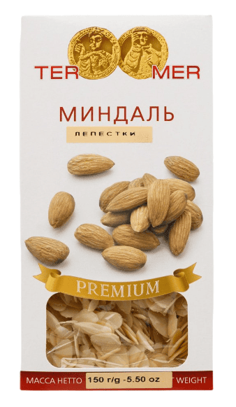 МИНДАЛЬ ТЕРМЕР 150Г ЛЕПЕСТКИ КАРТОН
