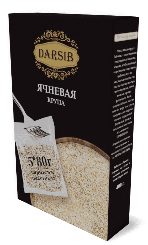 КРУПА ЯЧНЕВАЯ ДАРСИБ 400Г 5*80Г ТВ/УП