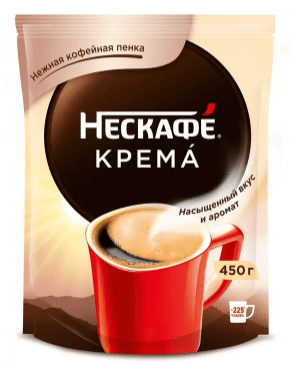КОФЕ НЕСКАФЕ КЛАССИК КРЕМА 450Г НАТУРАЛЬНЫЙ РАСТВОРИМЫЙ ПОРОШКООБРАЗНЫЙ ПАКЕТ