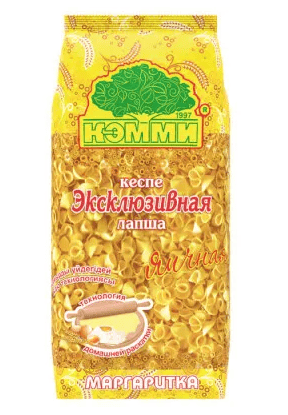 ЛАПША КЭММИ 250Г МАРГАРИТКА ЭКСКЛЮЗИВНАЯ ЯИЧНАЯ