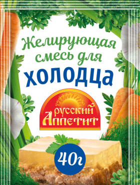 СМЕСЬ ЖЕЛИРУЮЩАЯ РУССКИЙ АППЕТИТ 40Г Д/ХОЛОДЦА
