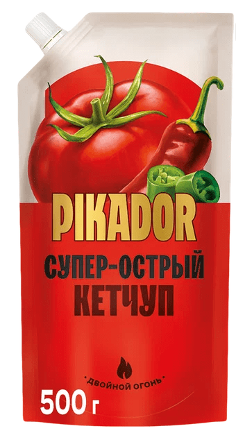 КЕТЧУП ХАЙНЦ ПИКАДОР 500Г СУПЕР ОСТРЫЙ Д/ПАК