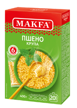 КРУПА ПШЕНО МАКФА 400Г ПОРЦИОННЫЙ ПАКЕТ