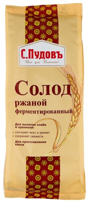 СОЛОД РЖАНОЙ С.ПУДОВЪ 300Г ФЕРМЕНТИРОВАННЫЙ