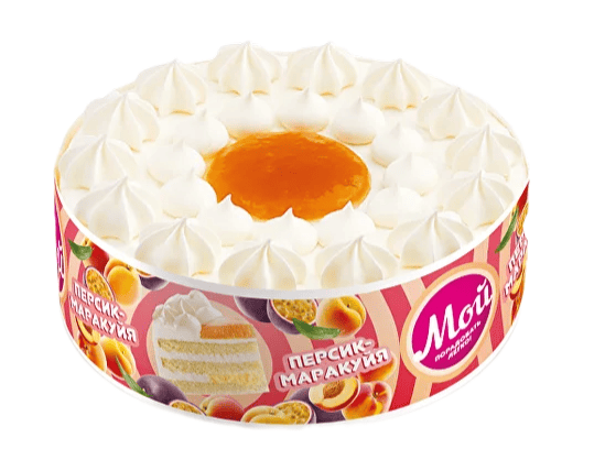 ТОРТ МОЙ 650Г ПЕРСИК-МАРАКУЙЯ