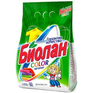 ПОРОШОК БИОЛАН 1,2КГ АВТОМАТ КОЛОР