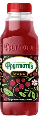 МОРС ФРУТМОТИВ 0,5Л ИЗ БРУСНИКИ И МАЛИНЫ ПЭТ