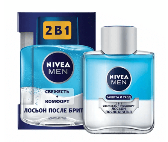 ЛОСЬОН П/БРИТЬЯ НИВЕЯ 100МЛ 2В1 ЗАЩИТА И УХОД