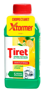 ОЧИСТИТЕЛЬ ДЛЯ СТИРАЛЬНЫХ МАШИН ТИРЕТ 250МЛ СВЕЖЕСТЬ ЛИМОНА