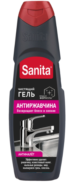 СР-ВО ЧИСТ САНИТА 500Г АНТИРЖАВЧИНА ГЕЛЬ