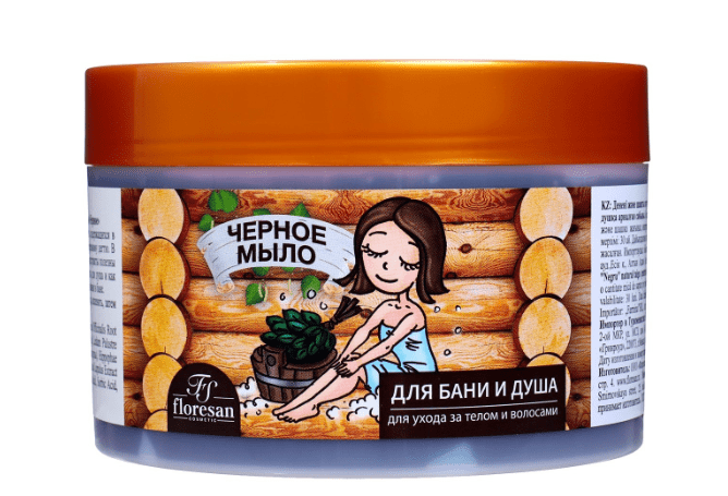 МЫЛО ДЛЯ БАНИ И ДУША ФЛОРЕСАН 450Г ТАЕЖНОЕ ЧЕРНОЕ