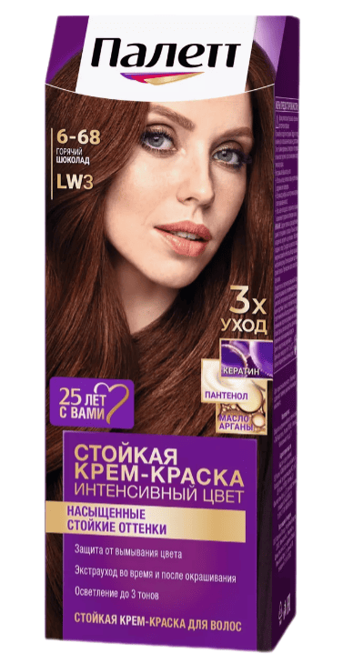 КРАСКА Д/ВОЛОС ПАЛЕТТ ICC LW3 ГОРЯЧИЙ ШОКОЛАД
