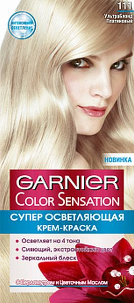 КРАСКА Д/ВОЛОС ГАРНЬЕР КОЛОР СЕНСЕЙШН 111 ПЛАТИНОВЫЙ УЛЬТРАБЛОНД