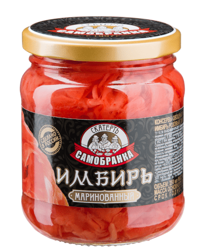 ИМБИРЬ СКАТЕРТЬ САМОБРАНКА 250Г РОЗОВЫЙ МАРИНОВАННЫЙ СТ